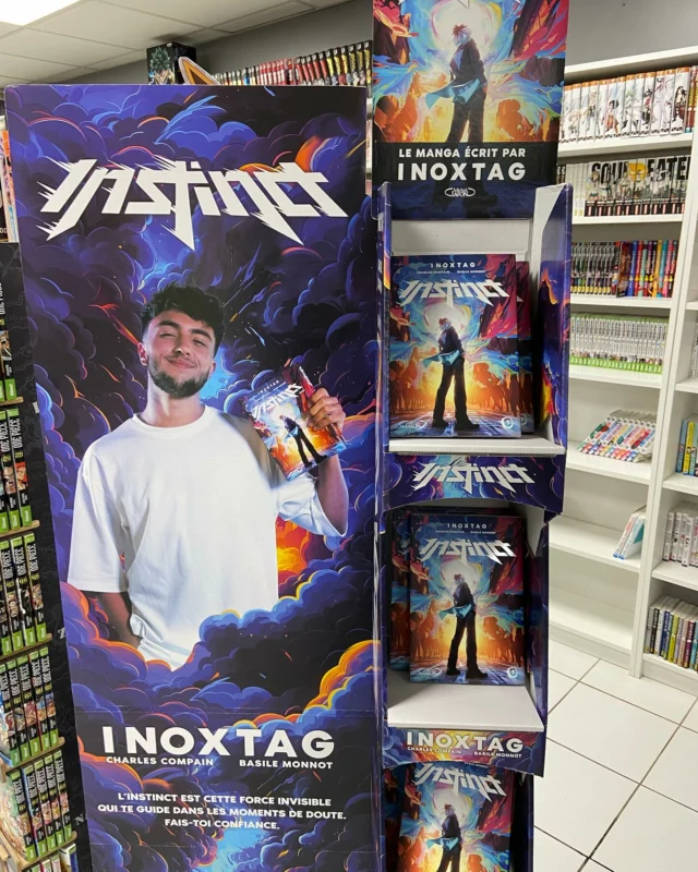 Dispo le manga Instinct d’Inoxtag #inoxtag #manga